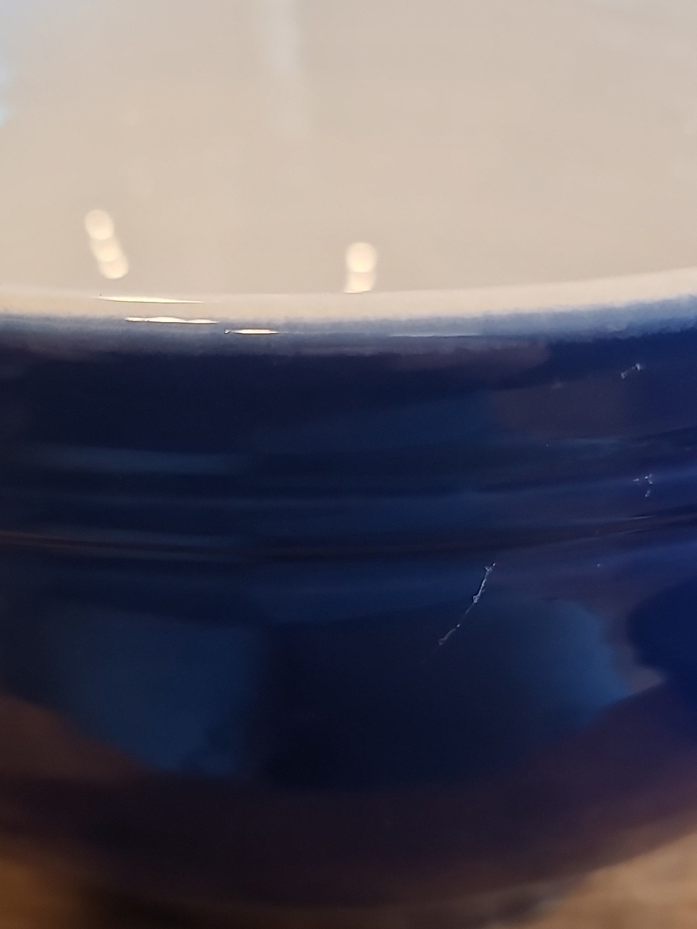 Blue Ceramic Food Storage Bowl - Classic Home Kitchen
